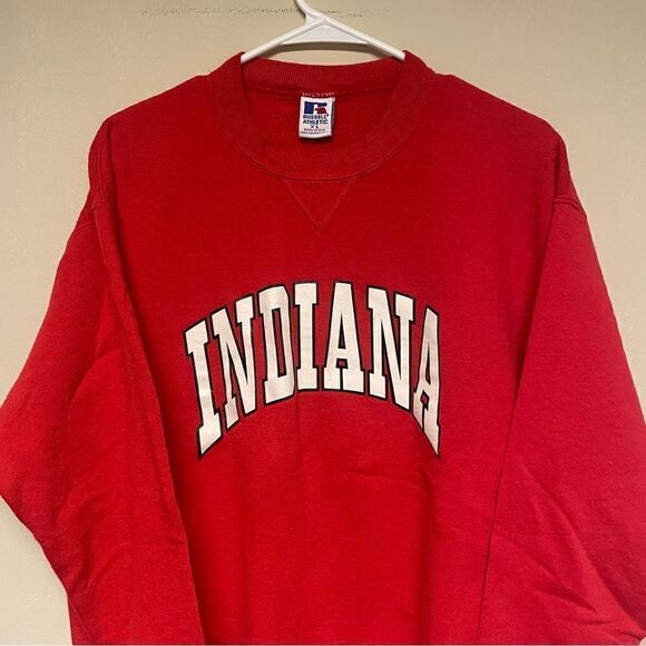 Russell Athletic Indiana Hoosiers Crewneck Sweatshirt Size XL Made in USA - Picture 1 of 6